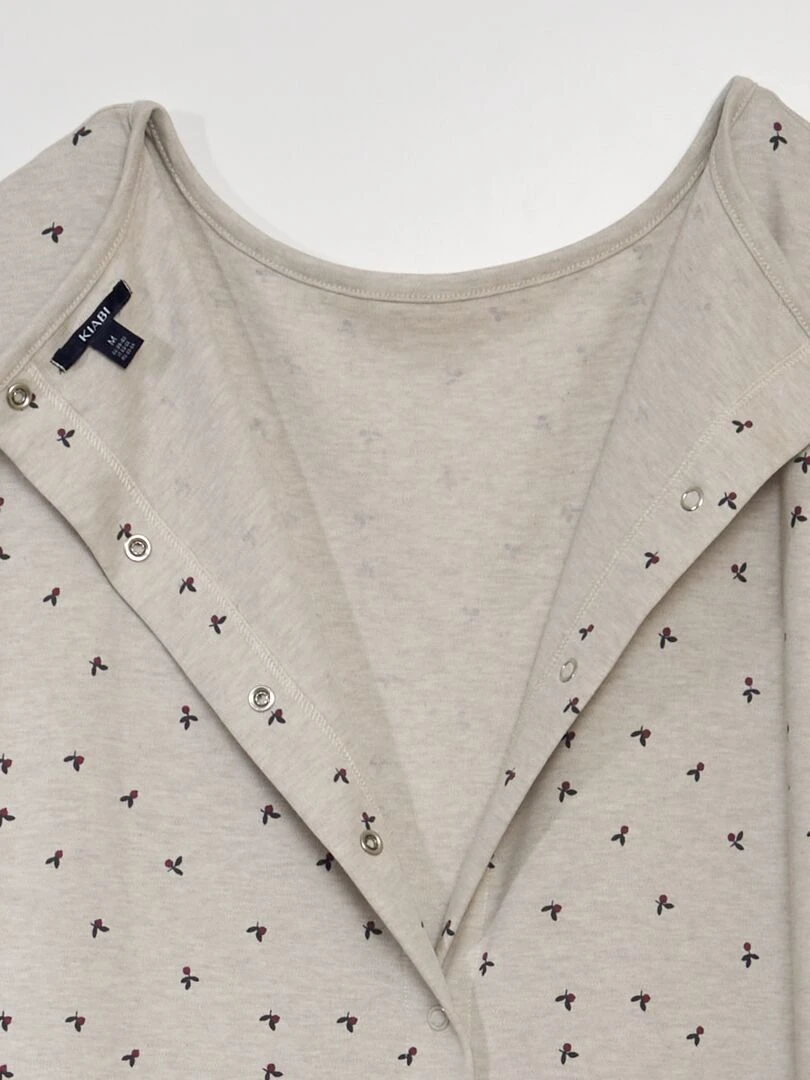 Chemise de nuit en jersey   So Easy   Beige