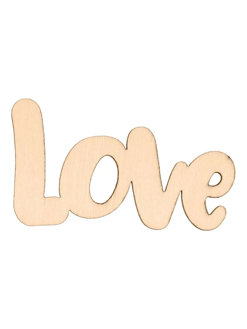 Mot en bois "Love"   N/A