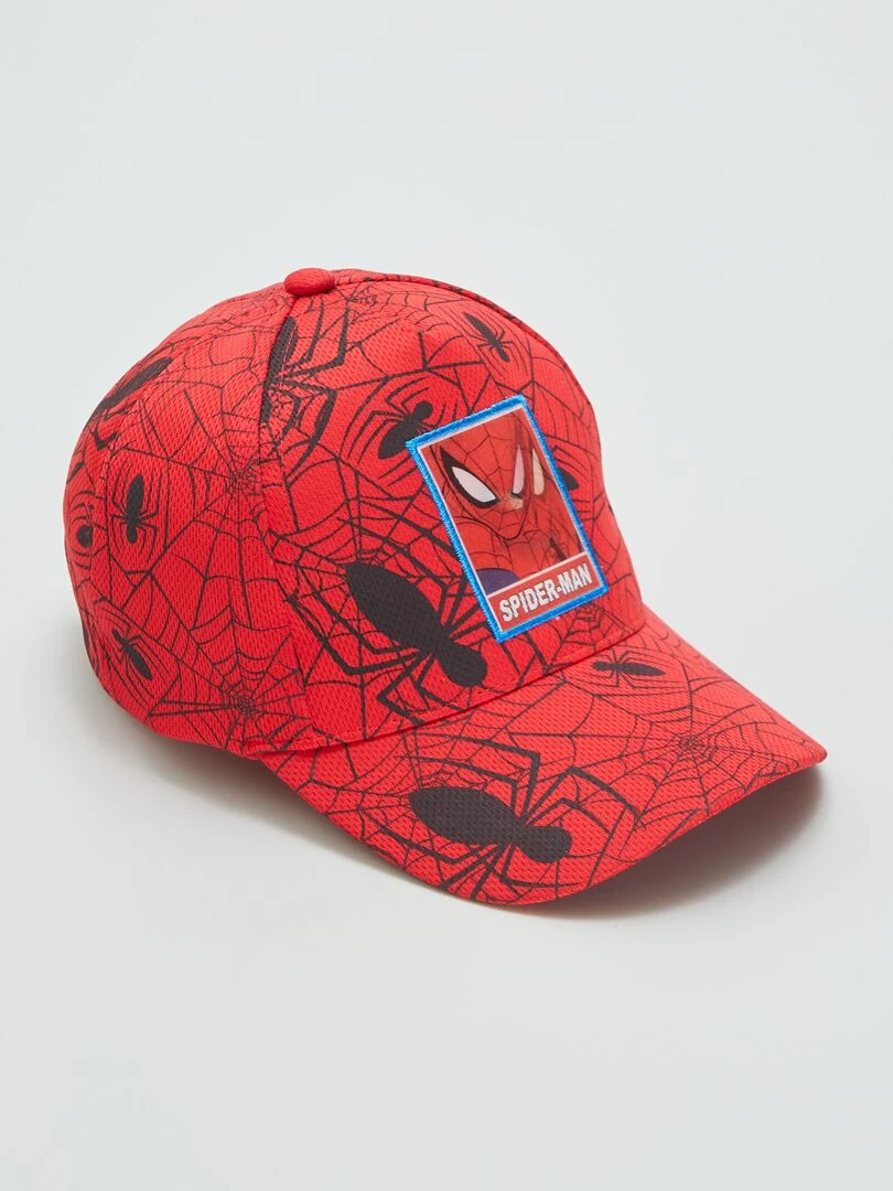 Casquette en toile 'Spider Man' 'Marvel' Rouge