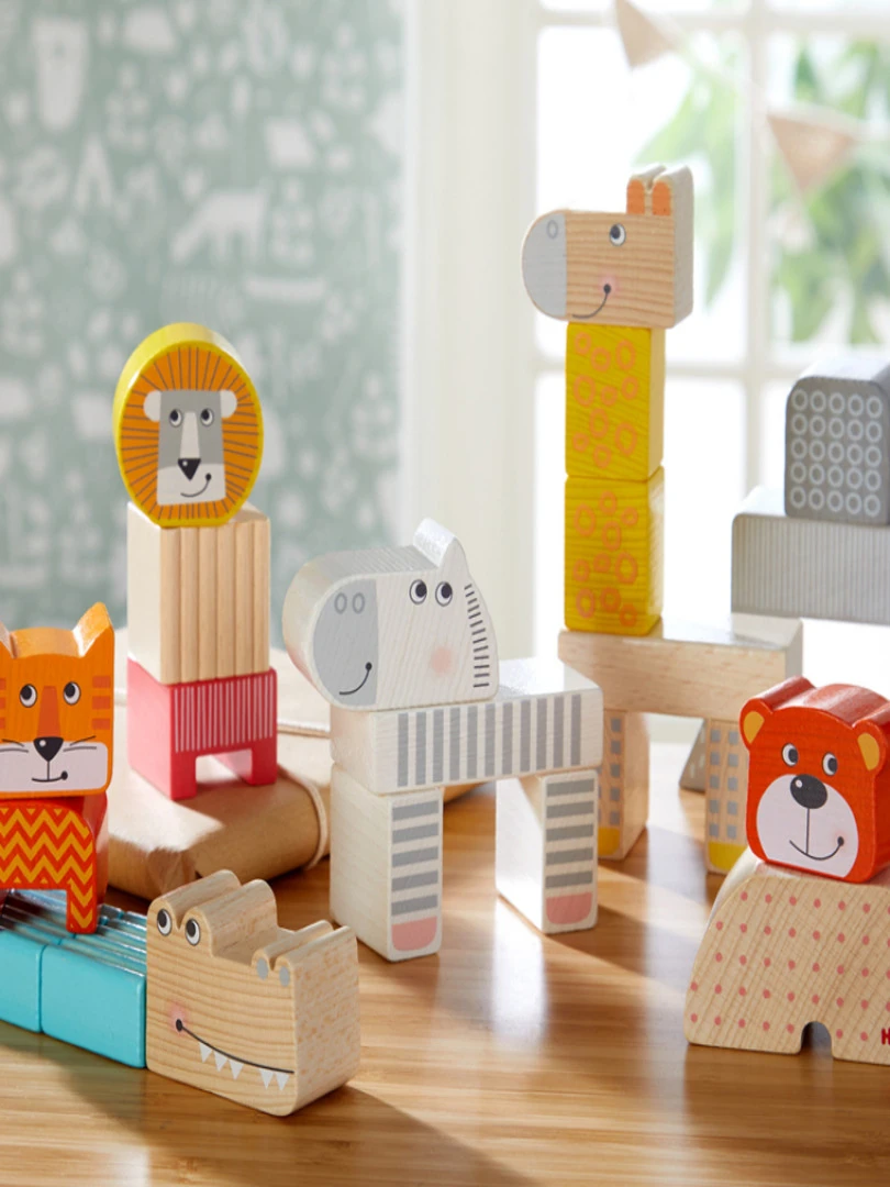 Blocs De Construction La Parade Des Animaux (25 Pièces)   N/A