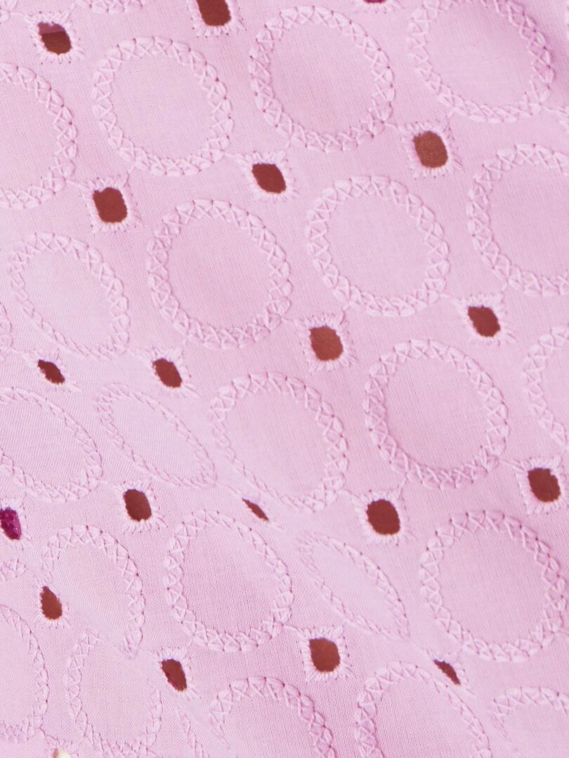 Chemisier broderie anglaise   Damart   Violet