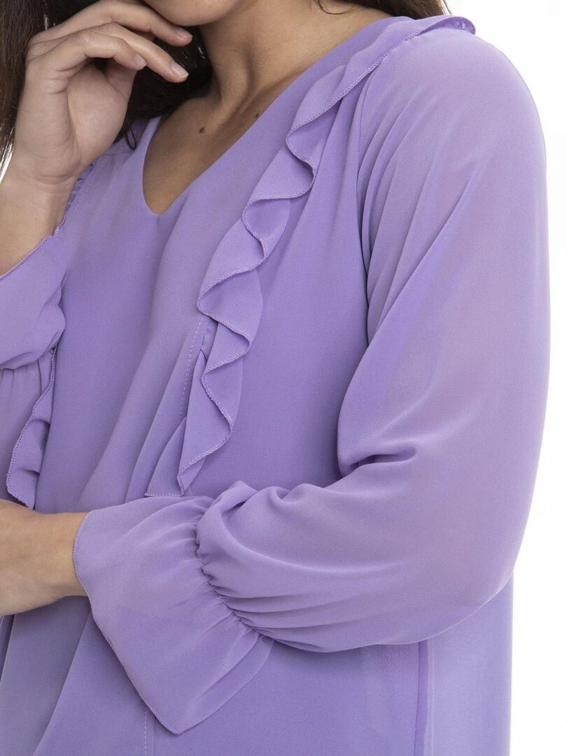 Chemise col tunisien CAROLE   Gérard Pasquier   Parme