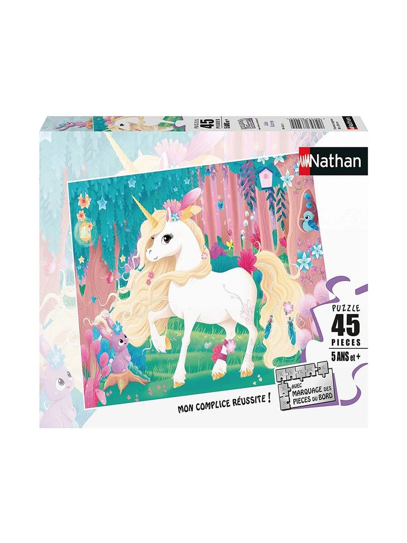 Puzzle Enfant 45 Pieces Licorne N/A