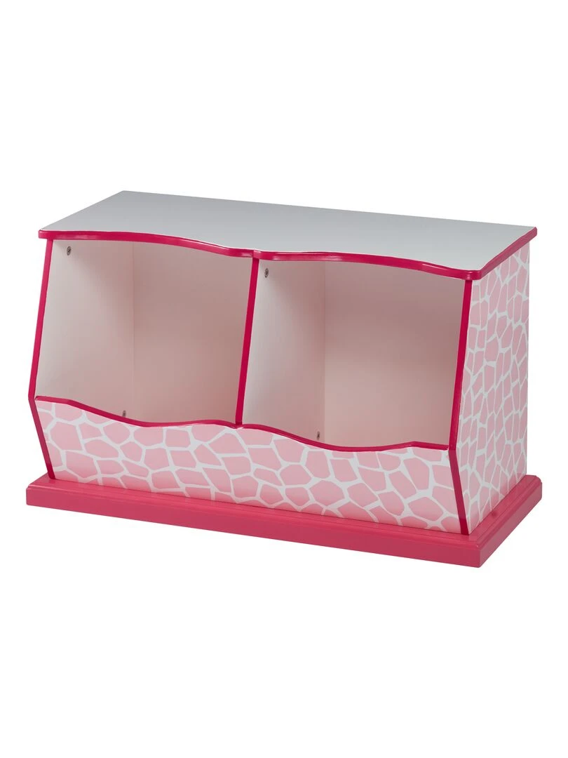 Meuble de rangement enfant en bois rose blanche Teamson Kids TD 12474P Rose
