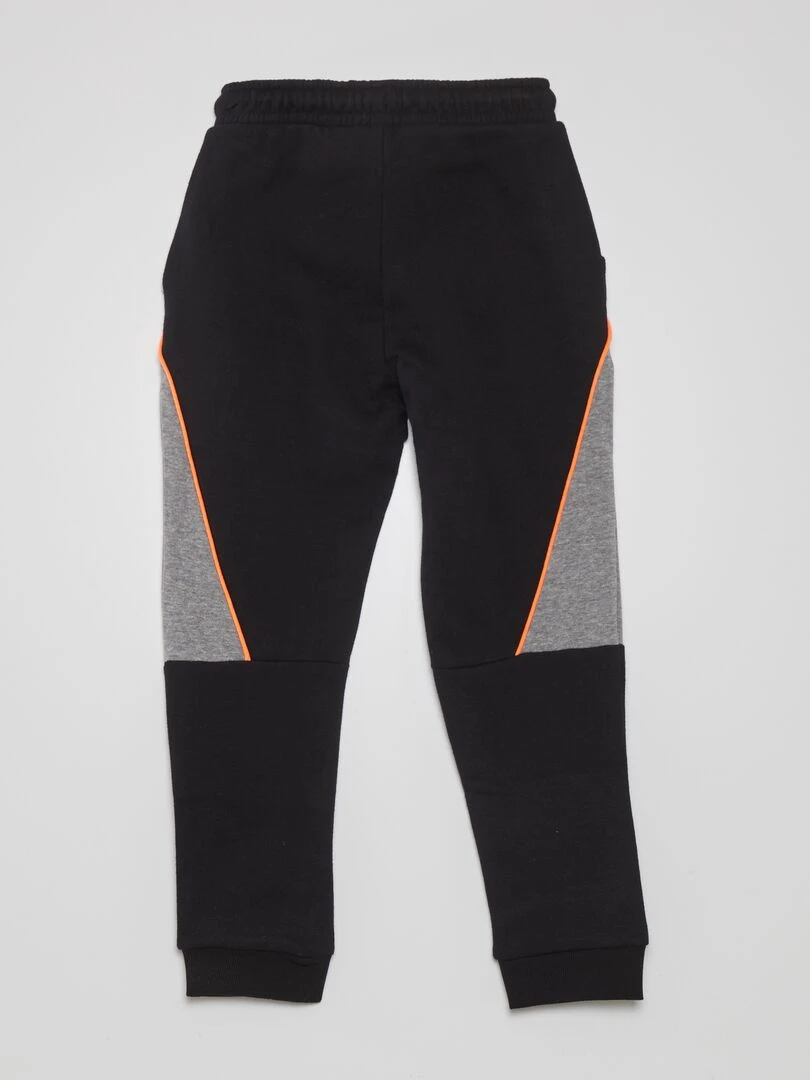 Jogging bicolore noir