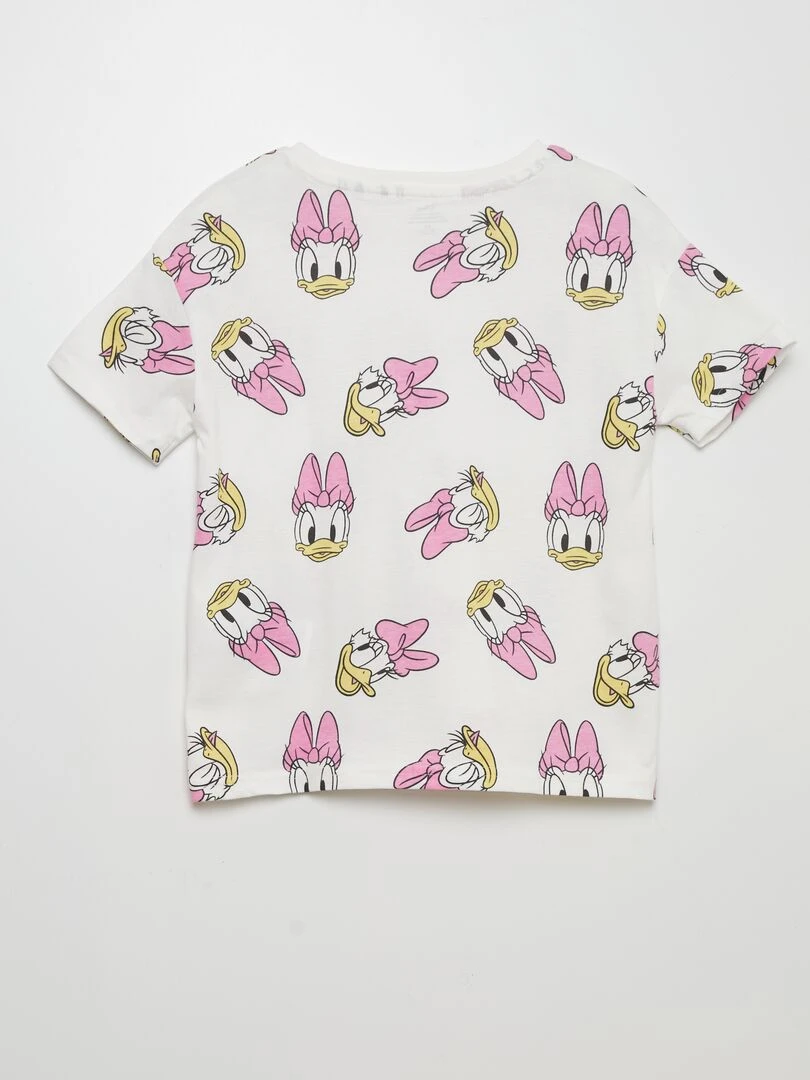 T shirt en maille jersey 'Daisy' 'Disney'   Blanc