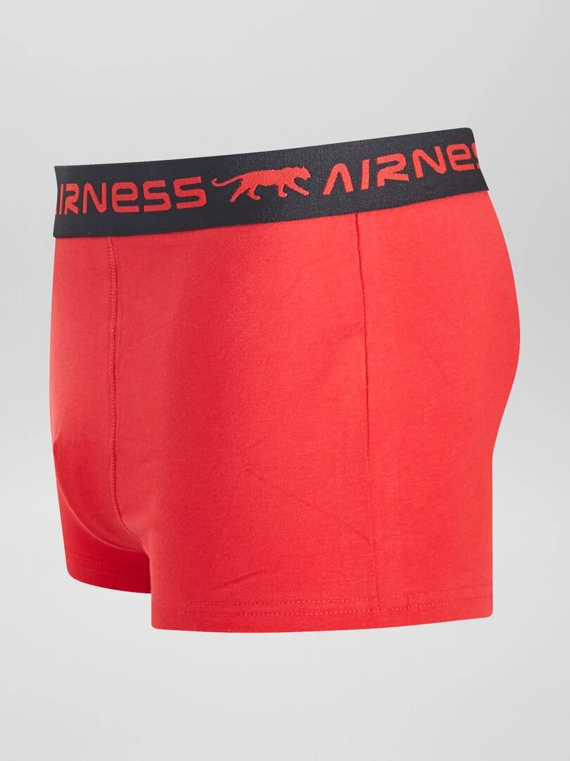 Lot de 3 boxers 'Airness'   Rouge/noir/gris