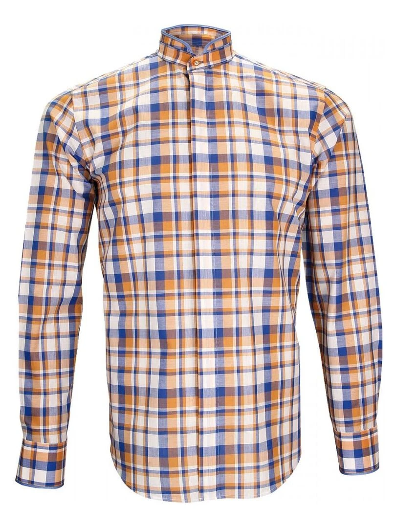 Chemise col mao WINCH Orange