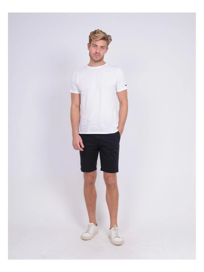 Bermuda chino BOSCO   Bleu marine
