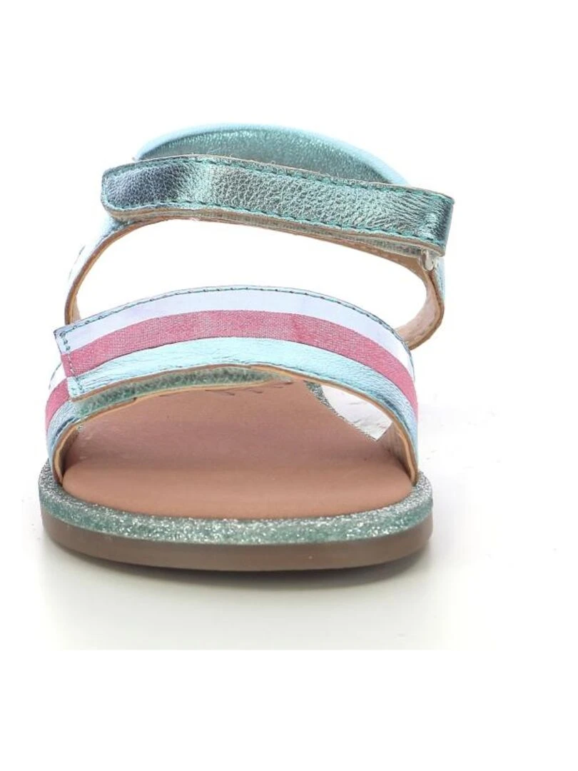 Sandales Cuir Paganisa   Bleu