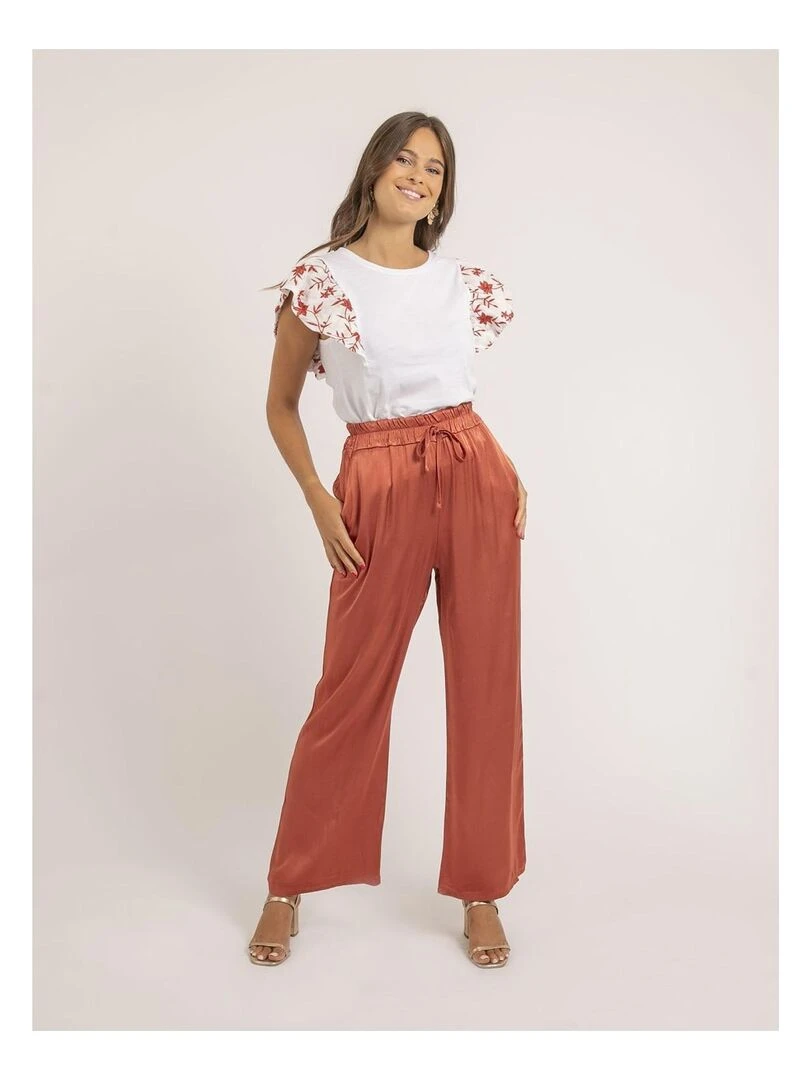 T shirt sans manches FARLI   Rouge