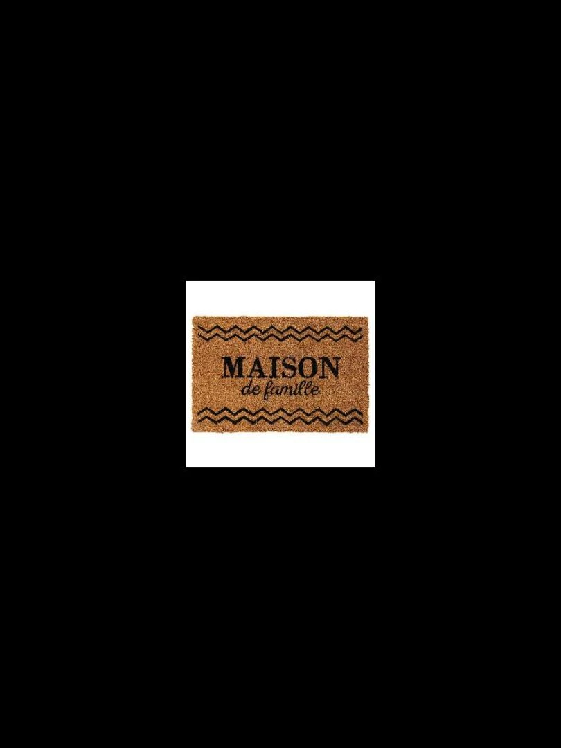Paillasson Coco 40x60 cm Maison de famille Marron