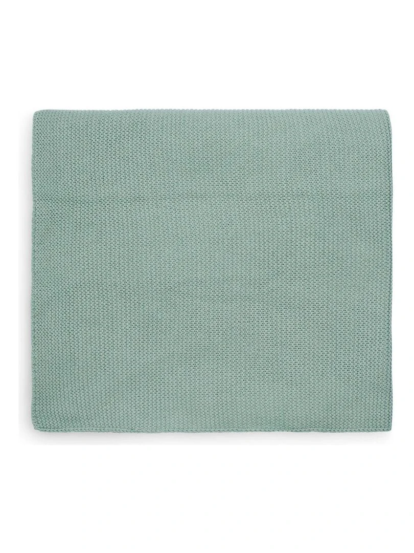 Couverture Basic knit vert d'eau (75 x 100 cm) Vert d'eau