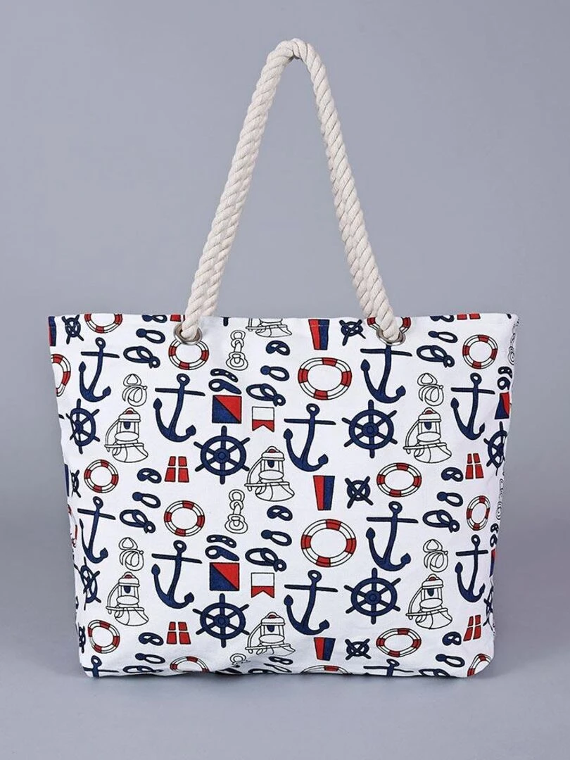 Sac de plage Marina Bleu marine