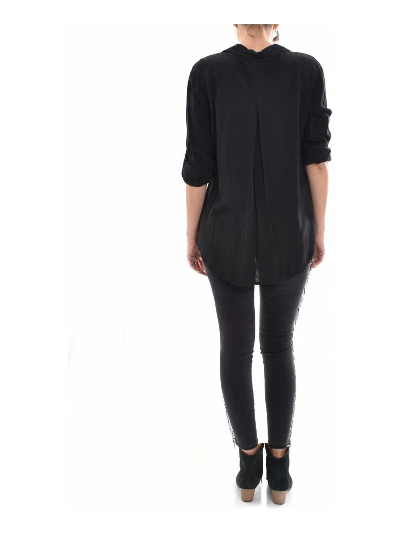 Chemise ample manches 3/4 OBRIENNE Noir