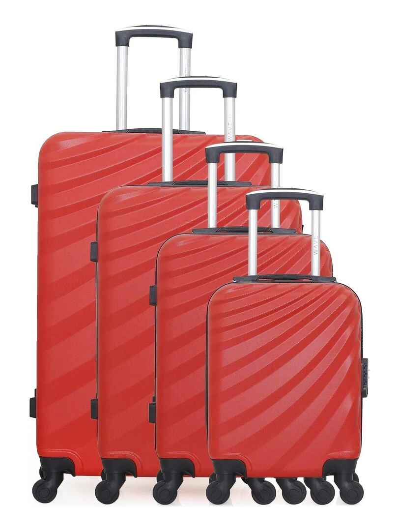 WAVE PARIS SET DE 4 DANUBE M Rouge