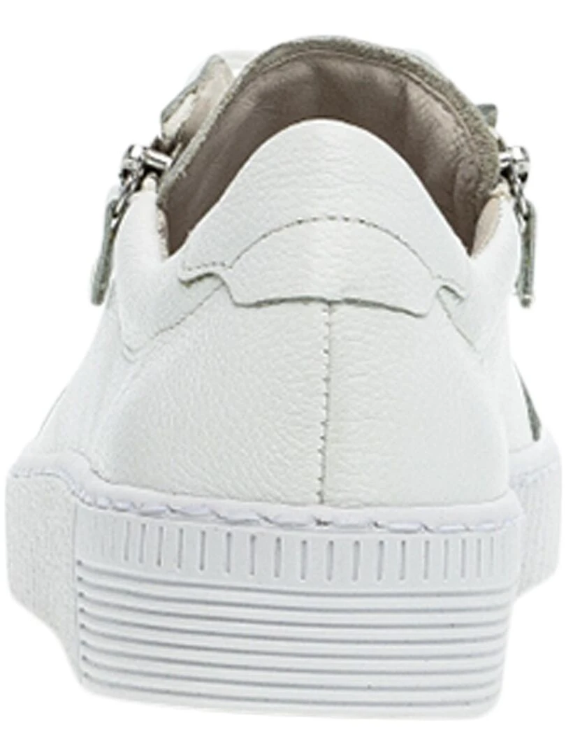 Basket Cuir Gabor Atlantik   Blanc