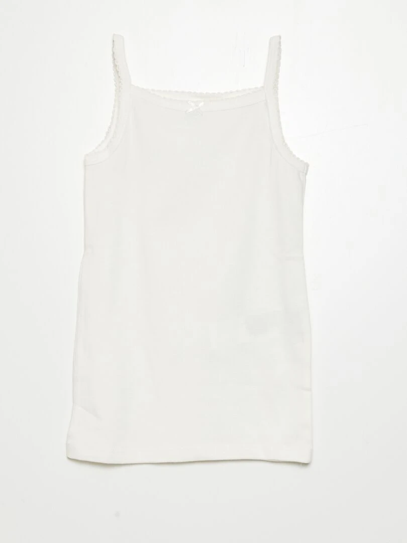 Lot de 2 débardeurs + 3 culottes   5 pièces   Jaune