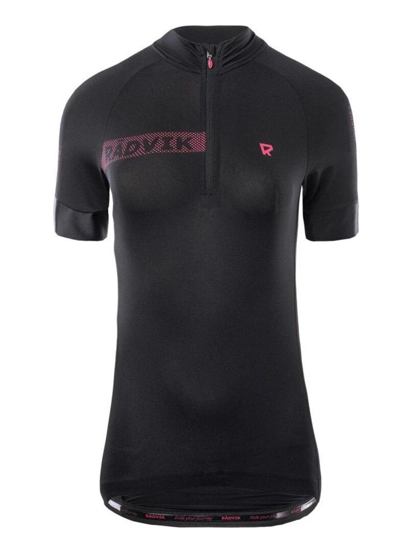 Radvik   Maillot de cyclisme ALPHA   Noir Rose