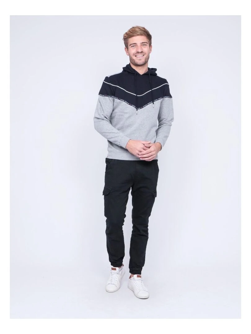 Sweat capuche WEMOTO   Bleu marine