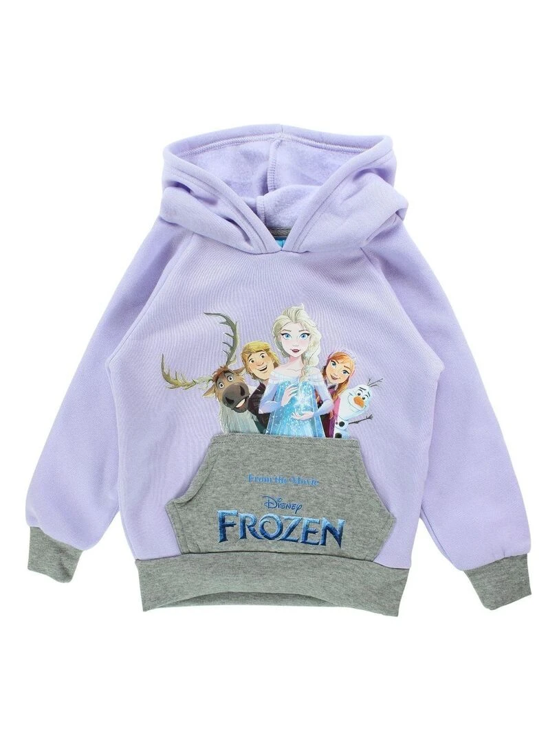 Disney Sweat fille imprimé La Reine Des Neiges Violet