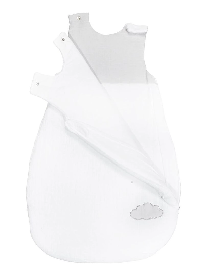 Gigoteuse en coton SAUTHON Blanc Gris