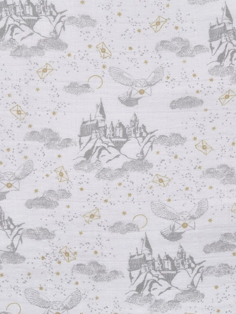Lot de 2 bavoirs protection d'épaule Harry Potter   Gris