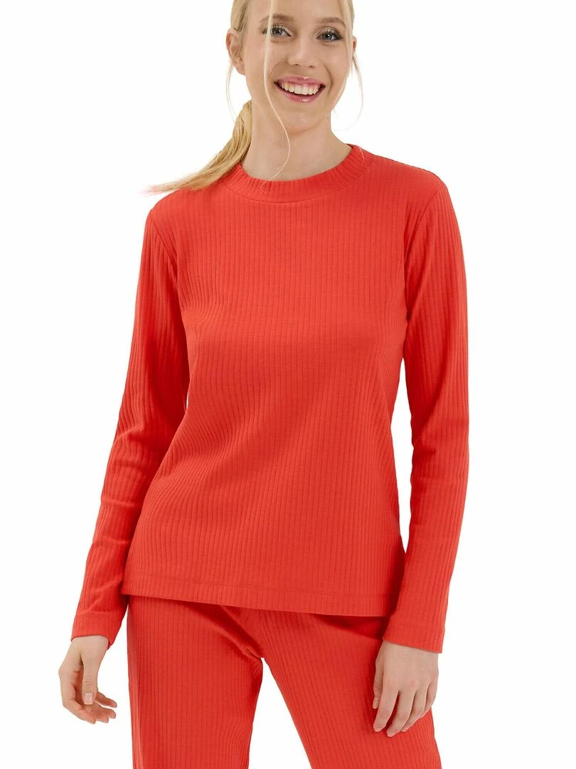 Haut pyjama top manches longues Lucky Orange