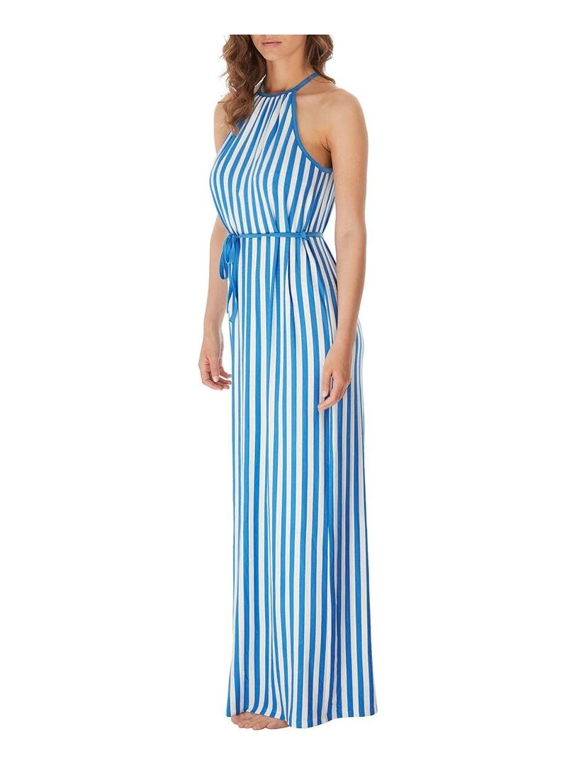 Robe longue de plage Beach hut Bleu