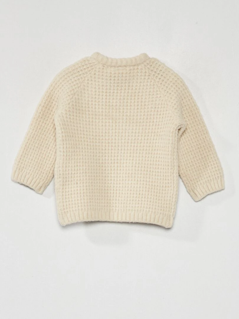 Pull en maille tricot 'Disney'   Beige