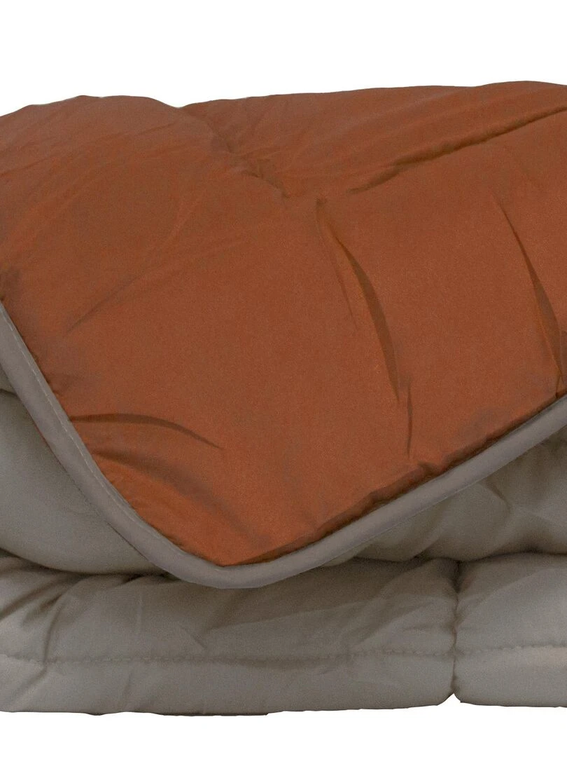Couette d'été en microfibre bicolore Beige