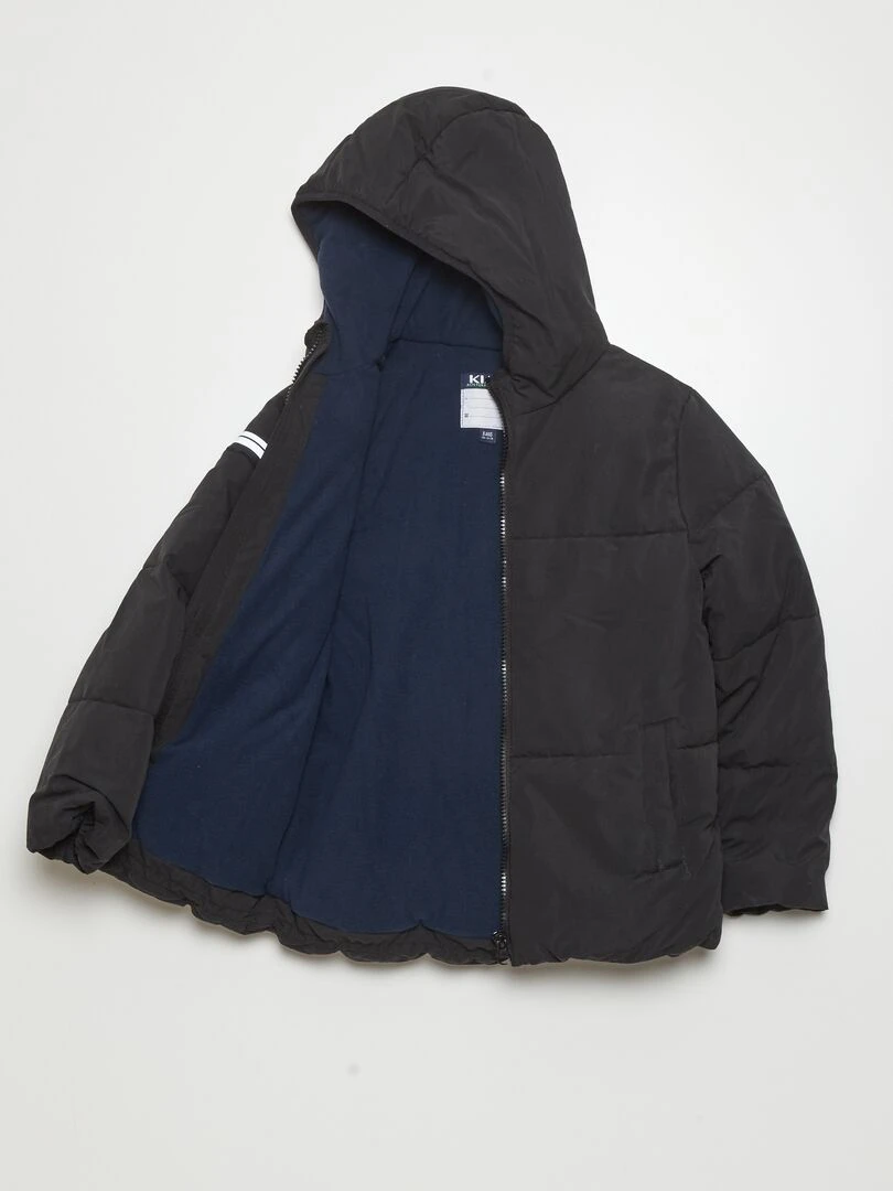 Doudoune en bouteilles recyclées   noir