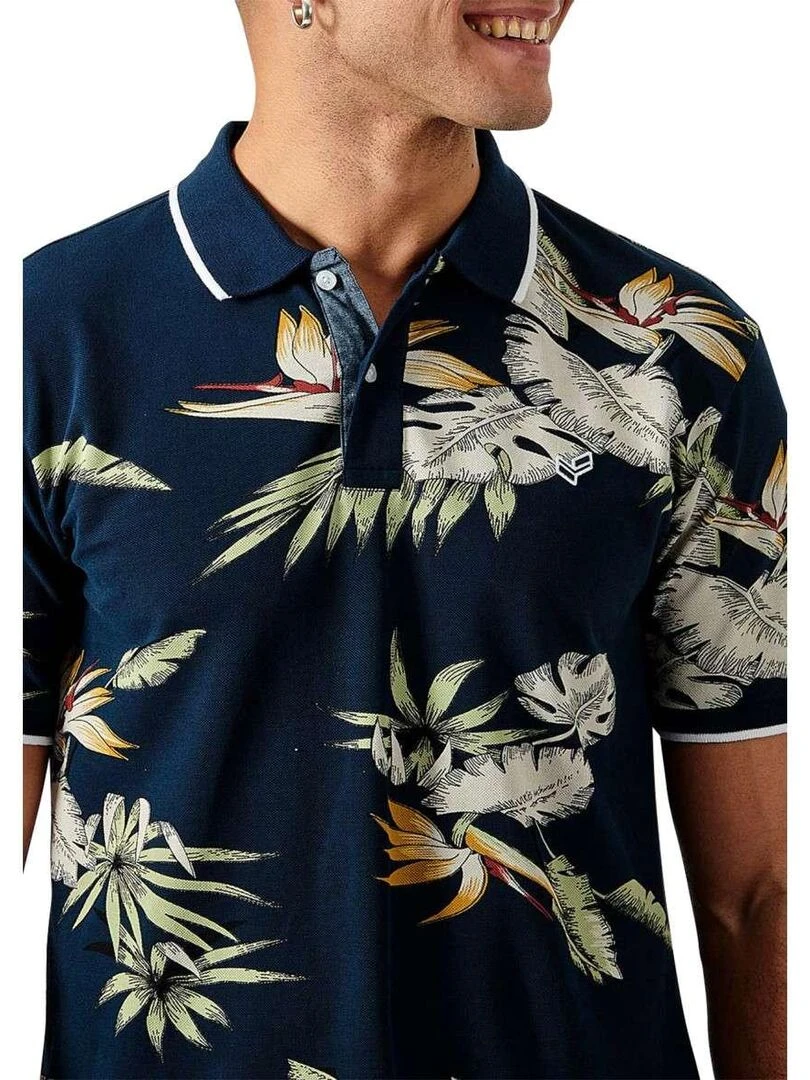 KAPORAL Polo coton biologique Bleu marine