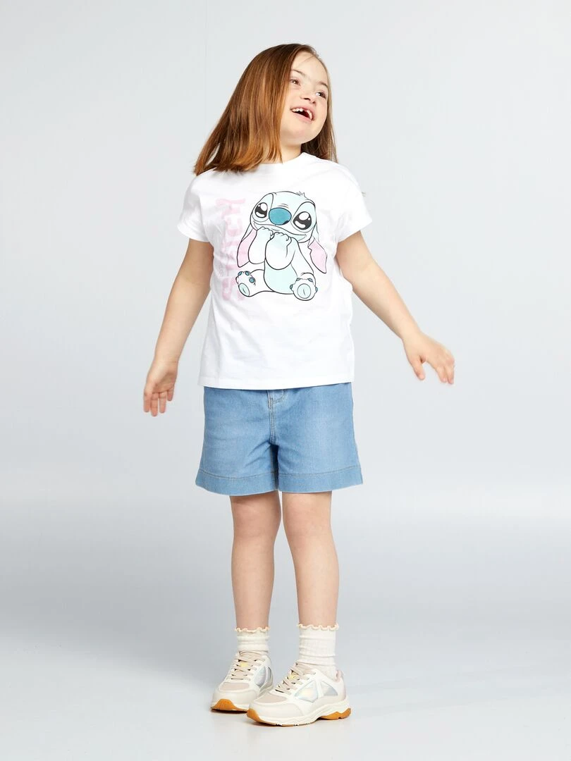 T shirt 'Disney'   So Easy   Blanc