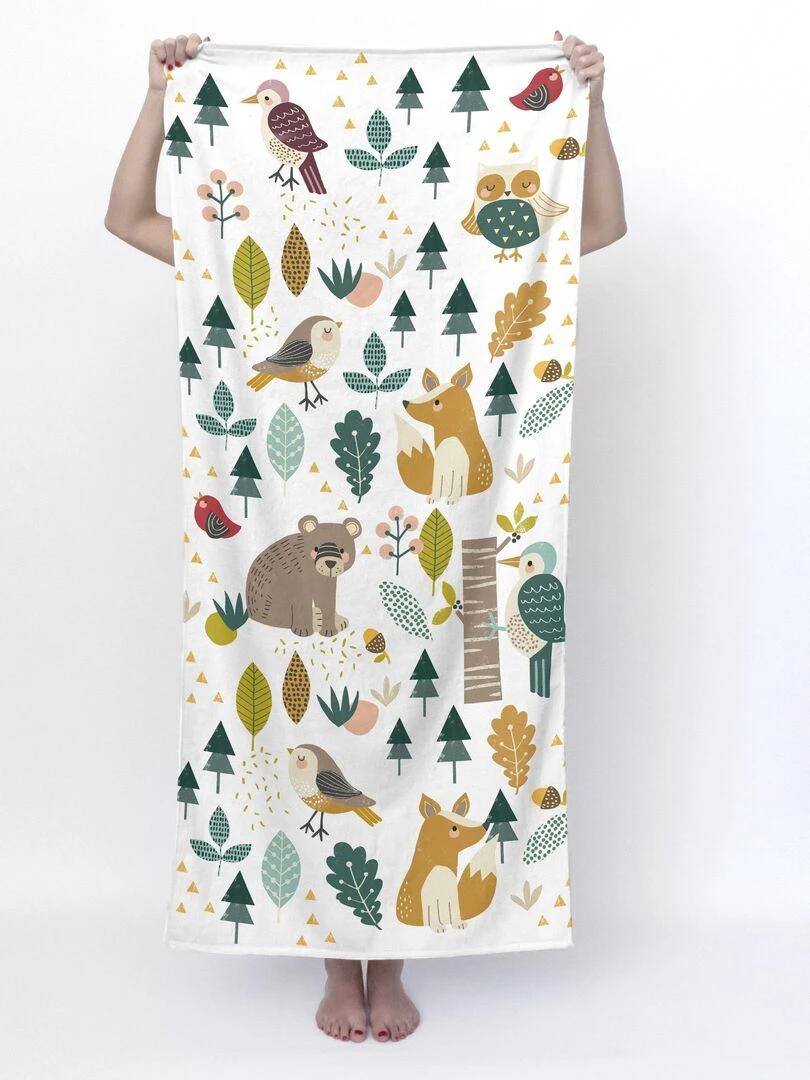 Serviette Harvestwood "Happyfriday" Blanc