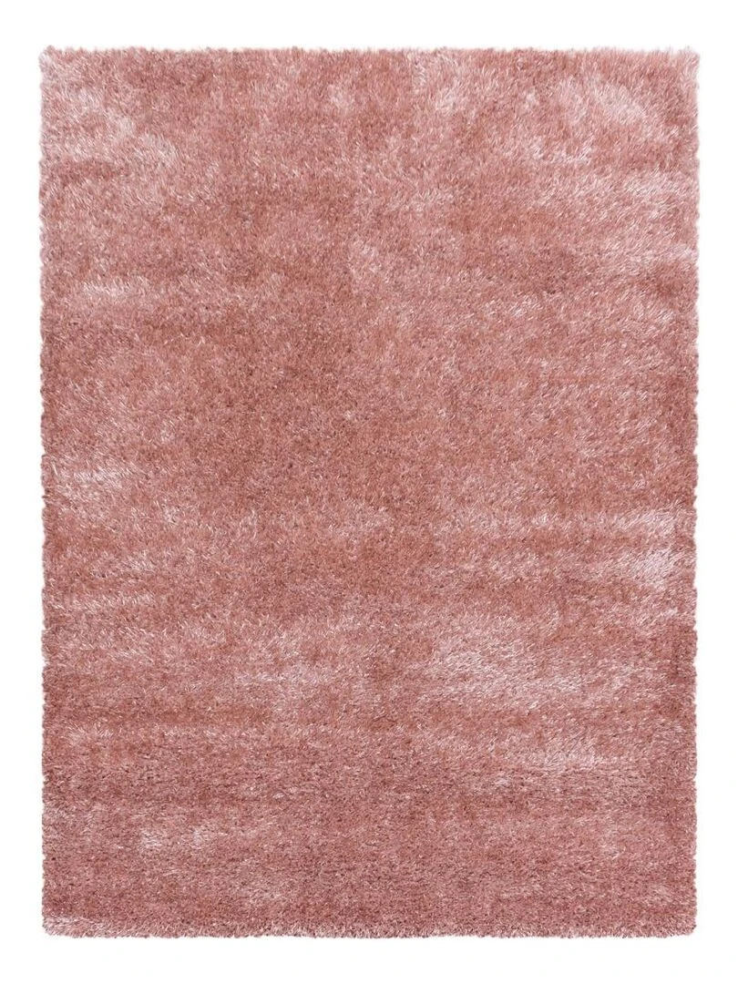 Tapis shaggy UNI A OEKO TEX® Rose
