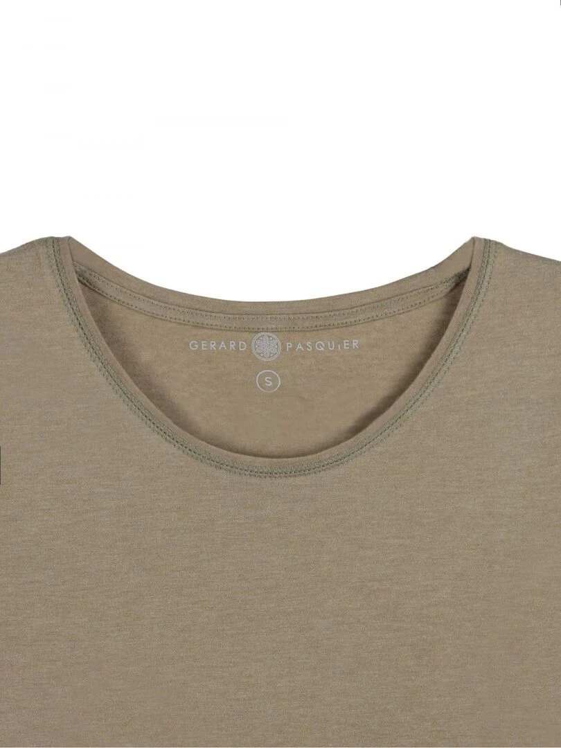 T shirt rond MARINE   Gérard Pasquier   Kaki