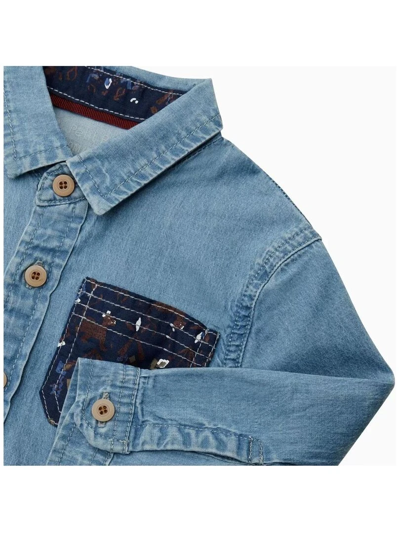 Chemise garçon Groovy   Bleu