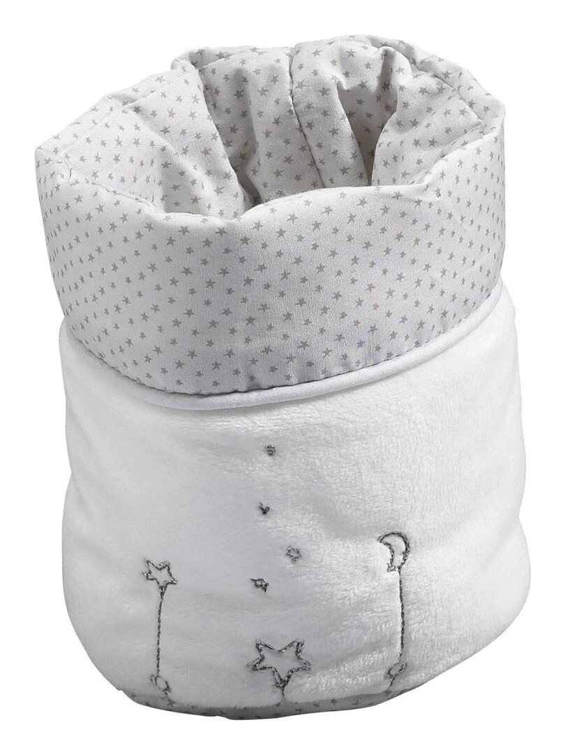 Lot de 3 panières gigognes en coton gris   SAUTHON   Gris