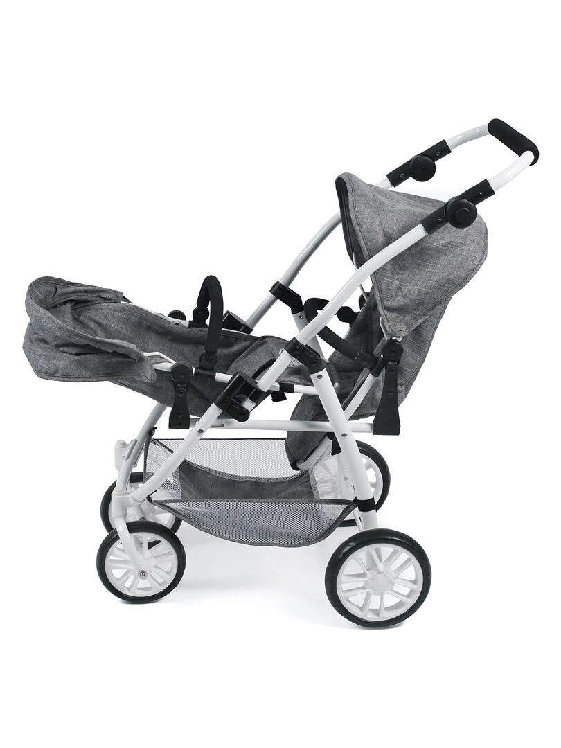 Le buggy Twinny pour poupées  Anthracite   N/A