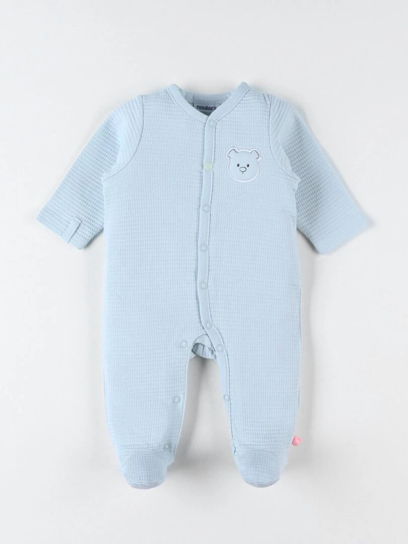 Pyjama dors bien en jersey bio Noukie's Bleu turquoise