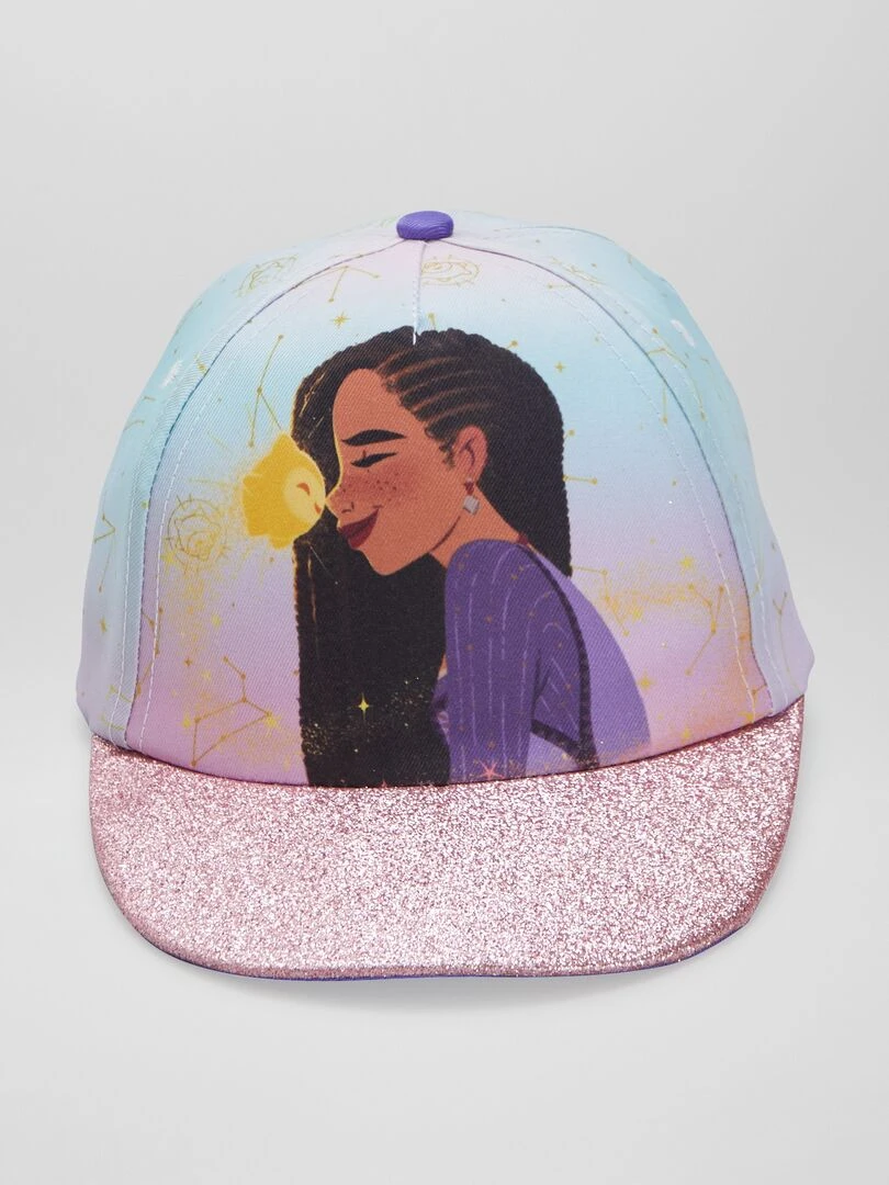 Casquette 'Wish' 'Disney' avec visière pailletée Mauve/rose