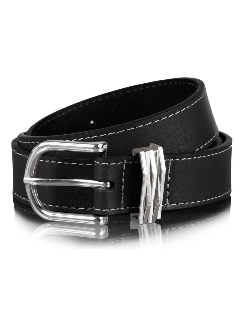 Ceinture Femme lisse bijoux Noir Noir