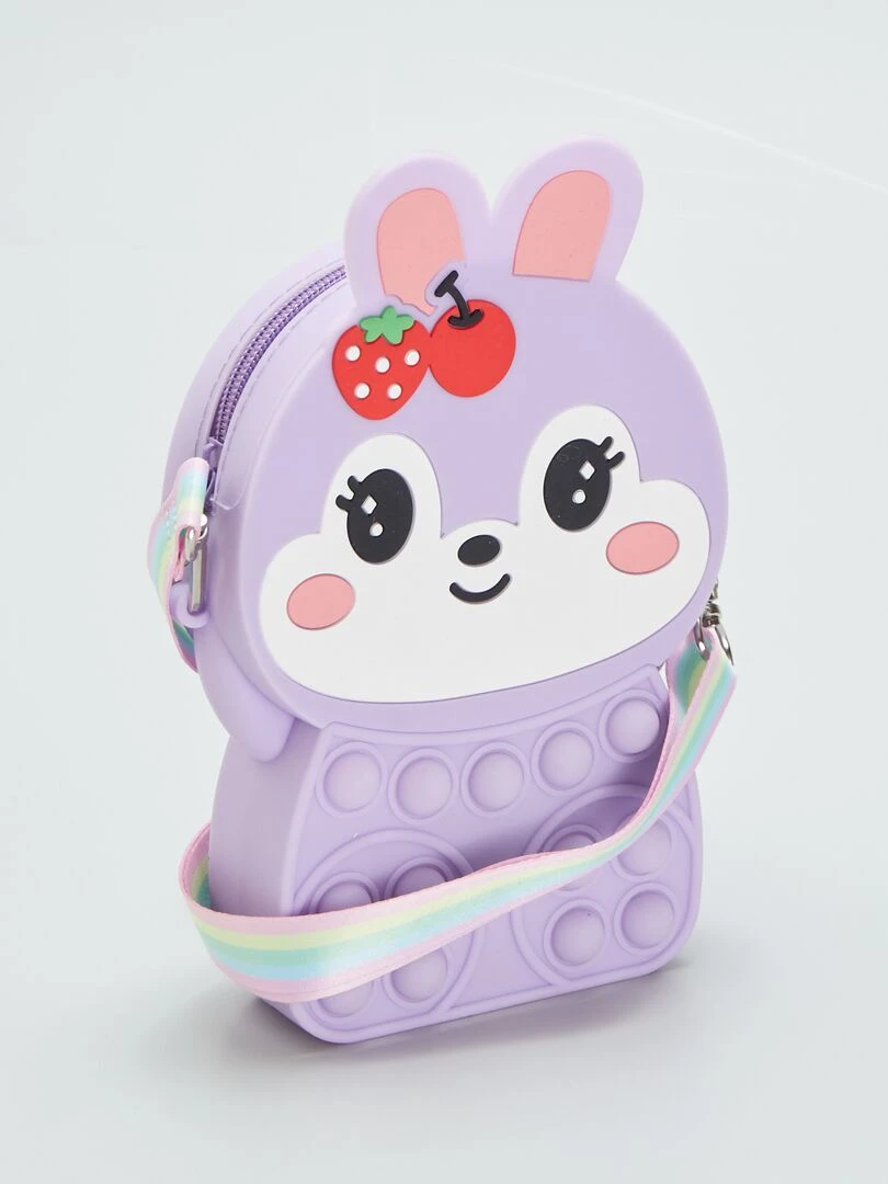 Sac Pop It lapin Violet