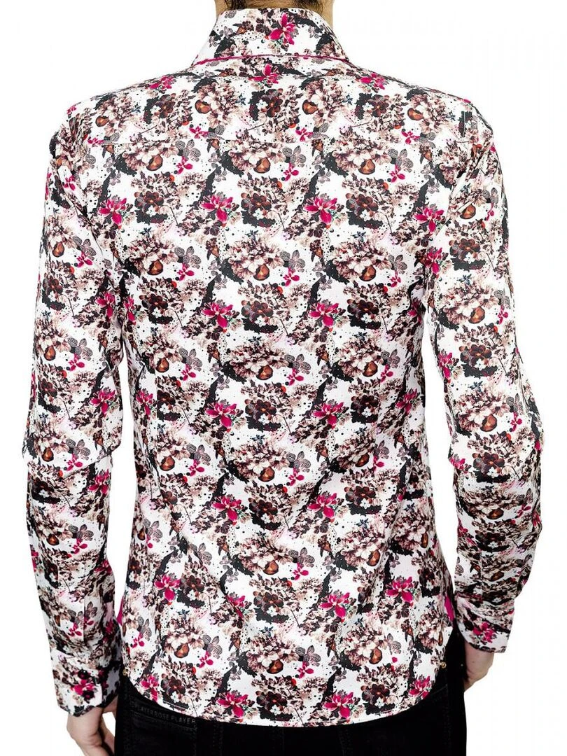 Chemise imprimée SIDNEY   Rose