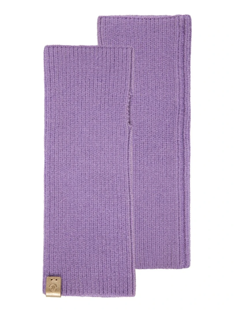 Mitaines Femme Maille longues Soft Touch Lavande Bleu lavande