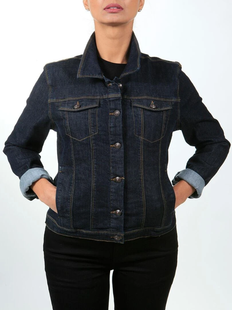 Veste en jeans stretch coupe ajustée ERA 'Rica Lewis' Bleu