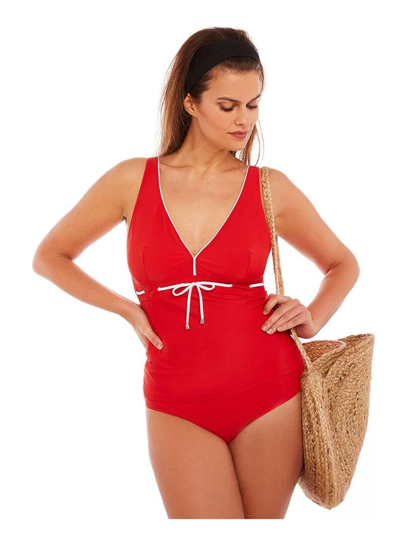 Tankini SUD Brigitte Bardot Bain Rouge