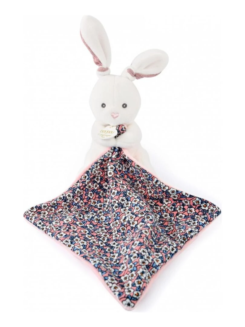BOH'AIME LAPIN ROSE Pantin avec doudou Rose
