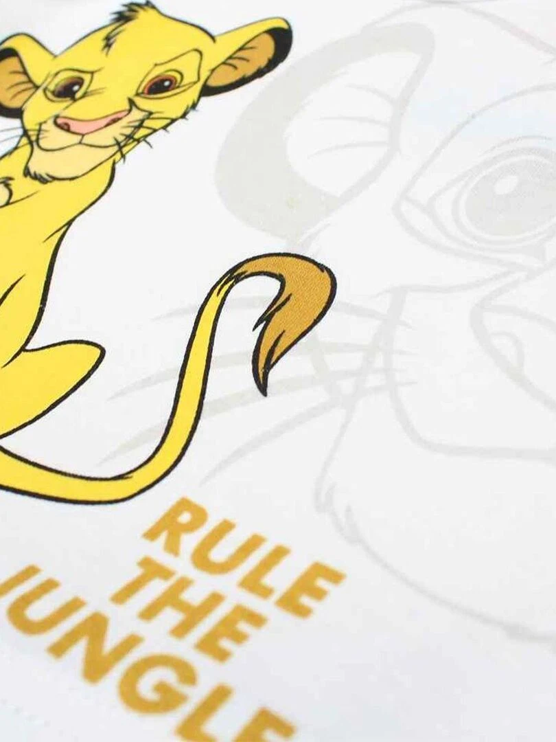 Disney   Ensemble T shirt short bébé garçon Imprimé Le Roi Lion   Bleu